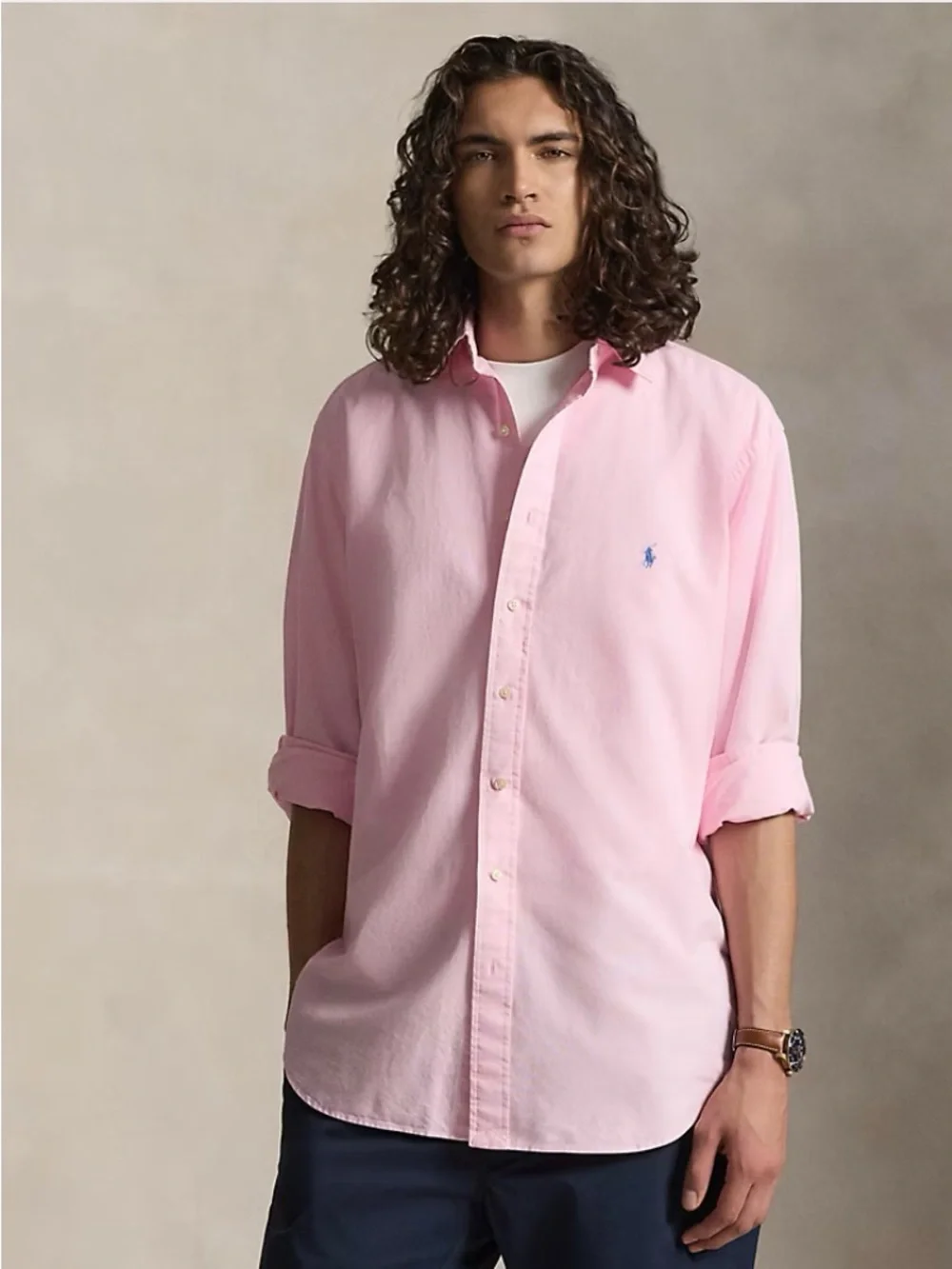 Polo by Ralph Lauren Pink Oxford Button-Down Shirt